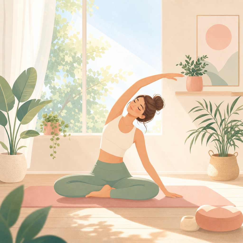Morning yoga · LinkedIn infographic generator · Capci